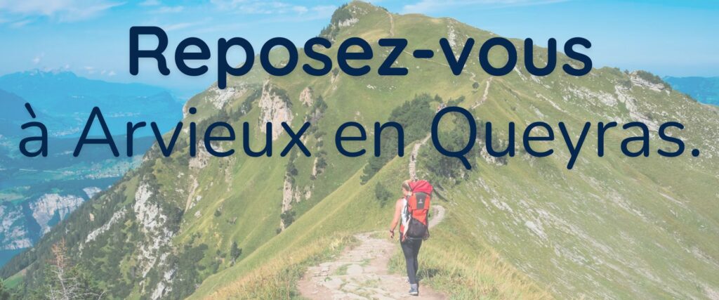 Hero header « Reposez-vous à Arvieux en Queyras »